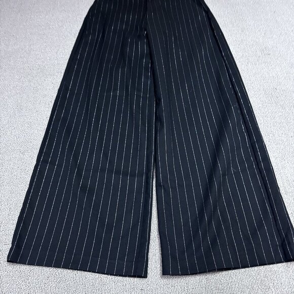 Gap Pants Black Pinstripe Pockets Women’s Size 4 Petite - Picture 8 of 12
